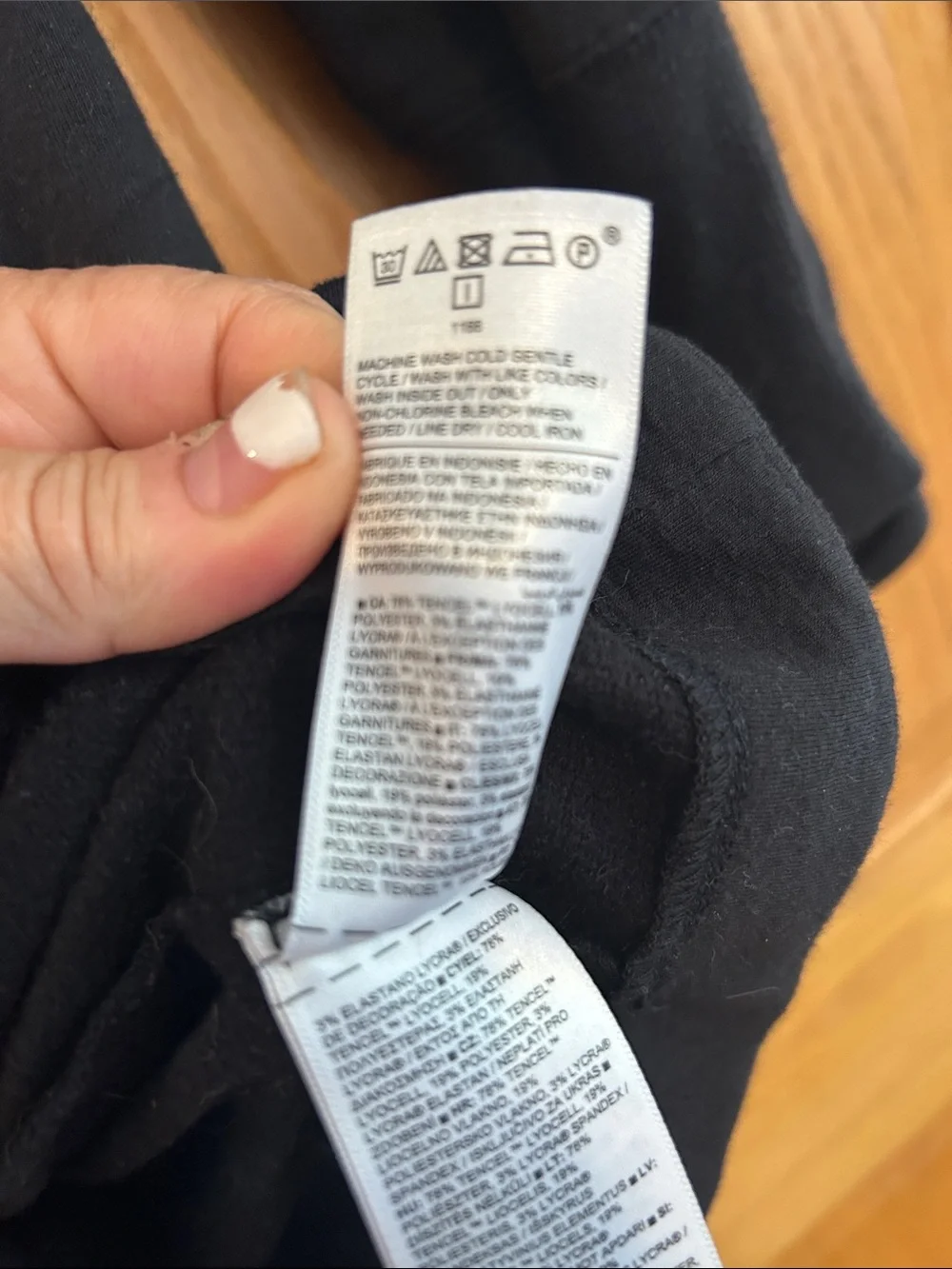 Athleta Black Long Sleeve Shift Tunic Dress